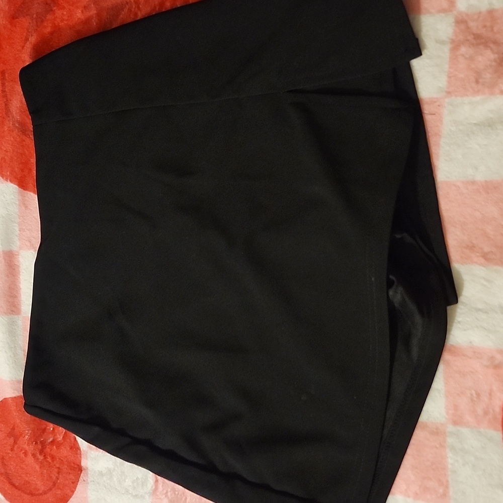 Black Business Mini Skort